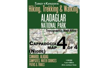 Wanderkarten Türkei Hiking, Trekking & Walking Atlas 4 of 4, Aladağlar National Park 1:50.000 Createspace