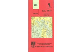 Hiking Maps Croatia Smand 35 Kroatien - Dilj Gora 1:30.000 Smand