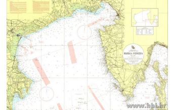 Seekarten Kroatien und Adria Kroatische Seekarte 151 - Rijeka - Venezia 1:200.000 Hrvatski Hidrografski Institut