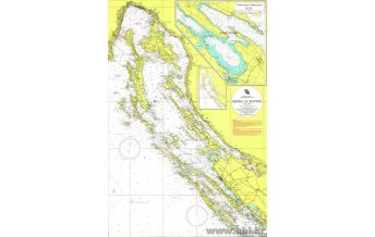 Nautical Charts Croatia and Adriatic Sea Kroatische Seekarte 152 - Rijeka - O. Murter 1:200.000 Hrvatski Hidrografski Institut