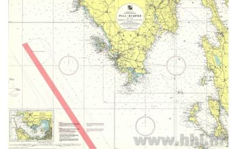 Nautical Charts Croatia and Adriatic Sea Kroatische Seekarte 100-16 - Pula - Kvarner 1:100.000 Hrvatski Hidrografski Institut