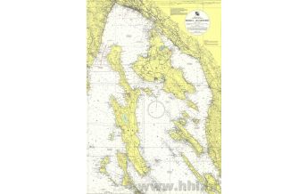 Nautical Charts Croatia and Adriatic Sea Kroatische Seekarte 100-18 - Rijeka - Kvarnerić 1:100.000 Hrvatski Hidrografski Institut