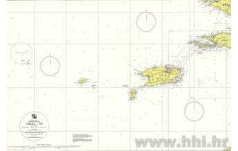 Nautical Charts Croatia and Adriatic Sea Kroatische Seekarte 100-22 - Jabuka - Vis 1:100.000 Hrvatski Hidrografski Institut