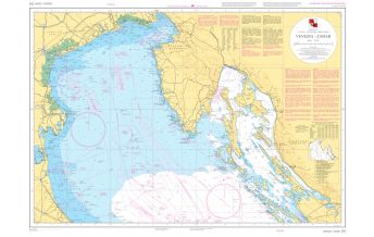 Nautical Charts Croatia and Adriatic Sea No. 351  - Venezia - Zadar 1:350.000 Hrvatski Hidrografski Institut