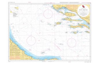 Seekarten Kroatien und Adria Split - Pescara 1:350.000 Hrvatski Hidrografski Institut
