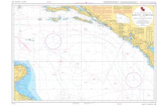 Seekarten Kroatien und Adria Barletta - Dubrovnik 1.350:000 Hrvatski Hidrografski Institut