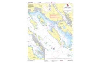 Seekarten Kroatien und Adria No. 533 Hidrografski Institut - Sibenski kanal 1:30.000 Hrvatski Hidrografski Institut