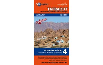 Wanderkarten Marokko OAC Adventurer Map 4, Tafraout 1:25.000 Oxford Alpine Club