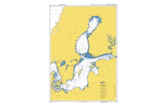 Seekarten Schweden British Admiralty Seekarte 259 - Baltic Sea / Ostsee 1:1.500.000 The UK Hydrographic Office
