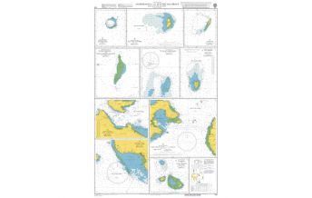 Nautical Charts Indian Ocean British Admiralty Seekarte 724 - Anchorages in the Seychelles Group and Outlying Islands 1:50.000 The UK Hydrographic Office