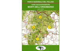 Hiking Maps Apennines Carte escursionistiche Monti dell'Orsomarso 1:20.000 Edizioni Il Lupo