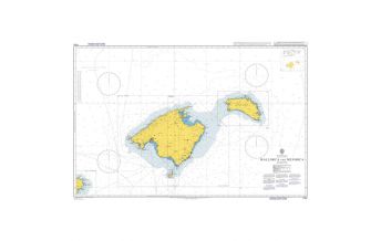 Seekarten Spanien British Admiralty Seekarte 1703 - Mallorca and Menorca 1:300.000 The UK Hydrographic Office