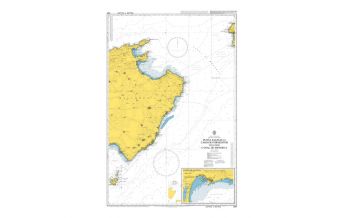 Seekarten Spanien British Admiralty Seekarte 2831 - Mallorca: Eastern Part 1:120.000 The UK Hydrographic Office
