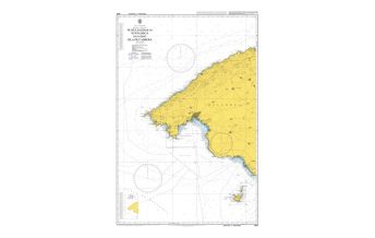 Seekarten Spanien British Admiralty Seekarte 2832 - Mallorca: Western Part 1:120.000 The UK Hydrographic Office