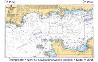 Nautical Charts Übungsseekarte Ü2656 - Instructional Chart - English Channel 1:325.000 Delius Klasing Verlag GmbH
