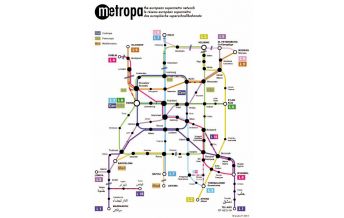 Railway Postkarte: Metropa - Das europäische Superschnellbahnnetz Studio 77