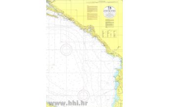 Seekarten Kroatien und Adria Kroatische Seekarte INT 3414 - Dubrovnik - Durres 1:250.000 Hrvatski Hidrografski Institut