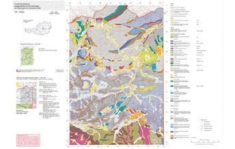 Geologie und Mineralogie Österreichische Geofast-Karte 100, Hieflau 1:50.000 Geologische Bundesanstalt