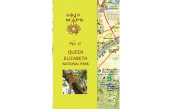 Road Maps East Africa Maps No. 6 - Queen Elizabeth National Park Uganda East Africa Maps