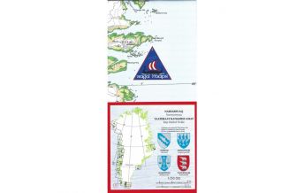 Wanderkarten Dänemark - Grönland Saga Map 3 Grönland - Narsarsuaq - Taateraat Kangersuasiat / Kap Herluf Trolle 1:250.000 Saga Maps