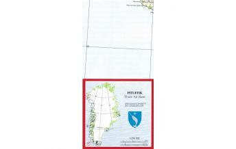 Wanderkarten Dänemark - Grönland Saga Map 17 Grönland - Pituffik / Thule Air Base 1:250.000 Saga Maps
