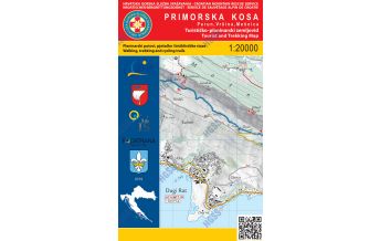 Wanderkarten Kroatien HGSS-Wanderkarte Primorska Kosa 1:20.000 HGSS