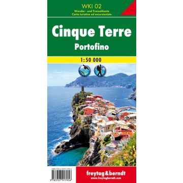 freytag & berndt Wanderkarte WKI 02, Cinque Terre 1:50.000