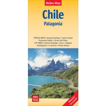 Nelles Map Landkarte Chile Patagonia Freytag Berndt