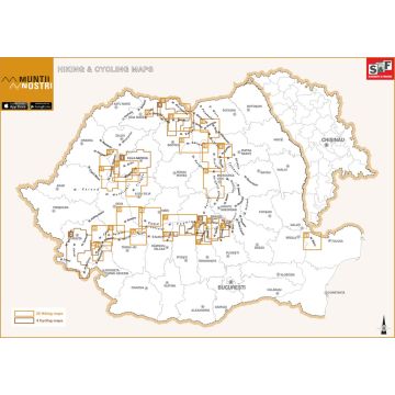 Munții Noștri Cycling And Mtb Map Set Mb 02 Cycling Trails In The Banat Mountains 1 60 000 Freytag Berndt