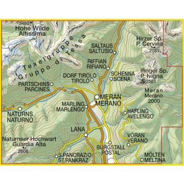 Hiking Map # 053 - Merano (Italy) | Kompass