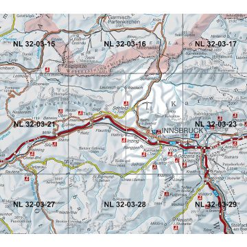 Bev Karte 2222 Ost Seefeld In Tirol 1 25 000 Freytag Berndt
