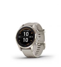 Wearables & Smartwatches Garmin Fenix 7S Pro - Sapphire Solar, Beige/Softgold mit QuickFit®-Silikon-Armband 20 mm Garmin