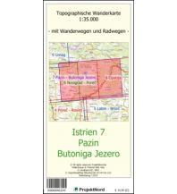 Hiking Maps Croatia Istrien 7, Pazin, Butoniga Jezero 1:35.000 Mollenhauer & Treichel