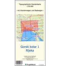 Hiking Maps Croatia Gorski kotar 1 - Rijeka 1:35.000 Mollenhauer & Treichel