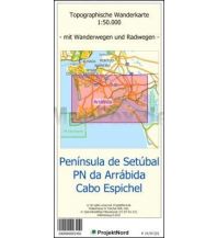 Hiking Maps Portugal Península de Setúbal, PN da Arrábida, Cabo Espichel 1:50.000 Mollenhauer & Treichel