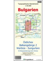 Weitwandern ProjektNord-Karte Östliches Balkangebirge, Teil 2, 1:50.000 Mollenhauer & Treichel
