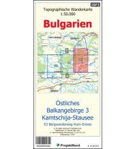 Weitwandern ProjektNord-Karte Östliches Balkangebirge, Teil 3, 1:50.000 Mollenhauer & Treichel