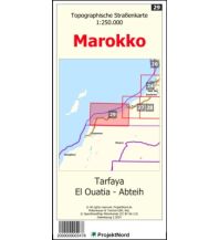 Straßenkarten Marokko 29 Tarfaya - El Ouatia - Abteih Mollenhauer & Treichel