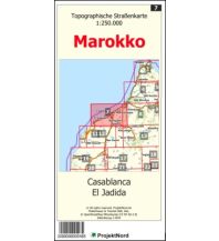 Straßenkarten Marokko 7 Casablanca - El Jadida Mollenhauer & Treichel