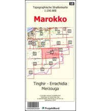 Straßenkarten Marokko 18 Tinghir - Errachidia - Merzouga Mollenhauer & Treichel