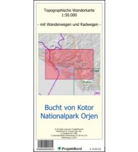 Wanderkarten Serbien + Montenegro ProjektNord-Karte Bucht von Kotor, Nationalpark Orjen 1:50.000 Mollenhauer & Treichel
