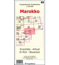 Straßenkarten Marokko 19 Errachidia - Arfoud - Er-Rich - Bouanane Mollenhauer & Treichel