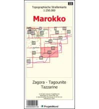 Straßenkarten Marokko 22 Zagora - Tagounite - Tazzarine Mollenhauer & Treichel