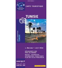 Straßenkarten IGN Carte Touristique - Tunisie Tunesien 1:800.000 IGN