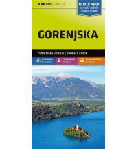 Mountainbike-Touren - Mountainbikekarten Wander- & MTB-Karte Gorenjska/Karawanken 1:40.000 Kartografija Slovenija