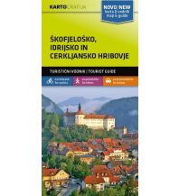Mountainbike Touring / Mountainbike Maps Wander- & MTB-Karte Škofjeloško, Idrijsko in Cerkljansko Hribovje 1:40.000 Kartografija Slovenija