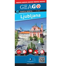 City Maps GeaGo City Map Ljubljana/Laibach 1:15.000 GeaGo