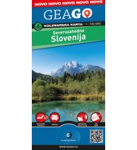 Cycling Maps GeaGo Radkarte Northwest Slovenia/Nordwest-Slowenien 1:100.000 GeaGo