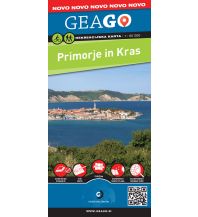 Hiking Maps Slovenia GeaGo Rekreacijska Karta Primorje & Kras/Karst 1:50.000 GeaGo