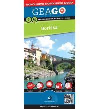 Wanderkarten Slowenien GeaGo Rekreacijska Karta Goriška (Görz und Umgebung) 1:50.000 GeaGo